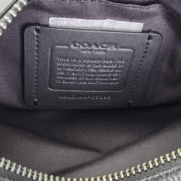 COACH THOMPSON BELT BAG IN SIGNATURE JACQUARD WITH VARSITY STRIPE FANNY PACK - Picture 7 of 8